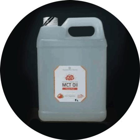 Buy MCT C8 Oil Bulk 5 Litres from Rainforest Herbs Malaysia