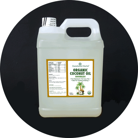 Organic Odourless Coconut Oil 5 litres - Rainforest Herbs