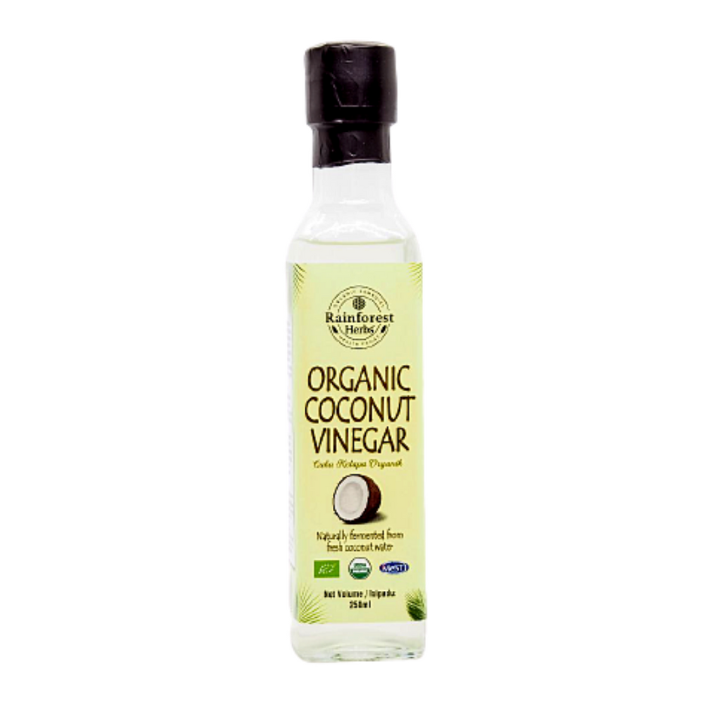 coconut palm vinegar Organic Coconut Vinegar 250ml – Rainforest Herbs