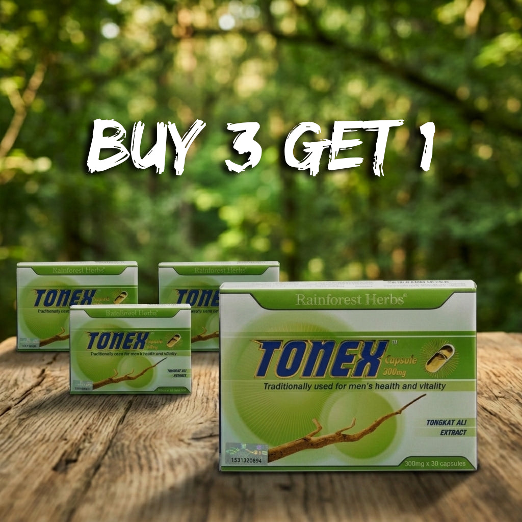 TONEX Tongkat Ali Extract Capsules Buy 3 Free 1