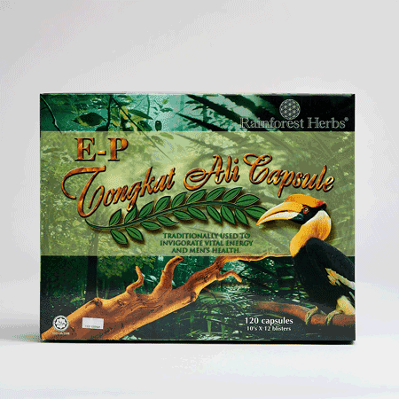 E-P Tongkat Ali 120 capsules - Rainforest Herbs