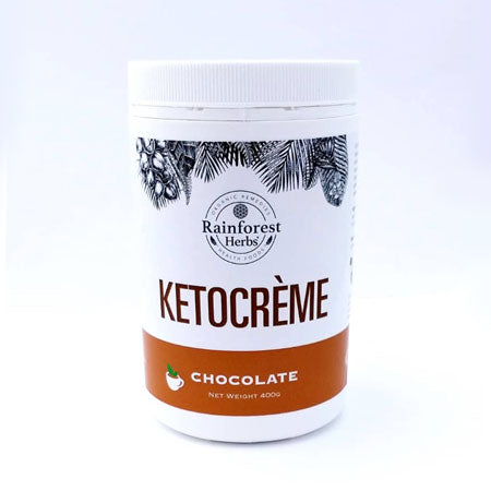 Rainforest Herbs Serbuk MCT Coklat KetoCreme 400gm