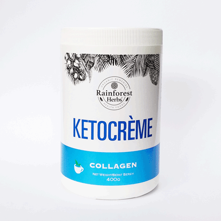 Rainforest Herbs KetoCreme Collagen with MCT Powder Malaysia