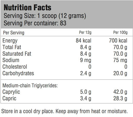 Ketocreme Original MCT Powder from Rainforest Herbs