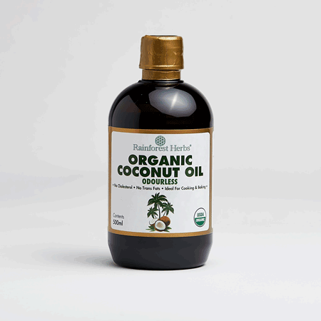 Organic Odourless Coconut Oil 500ml