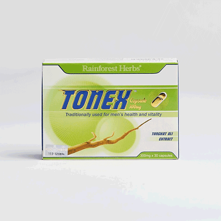 TONEX Tongkat Ali Extract Capsules - Rainforest Herbs
