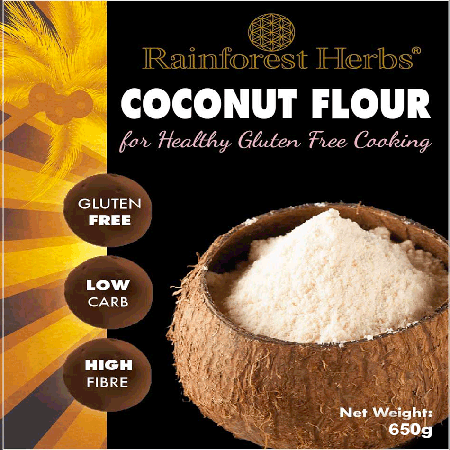 Tepung kelapa organik - Rainforest Herbs
