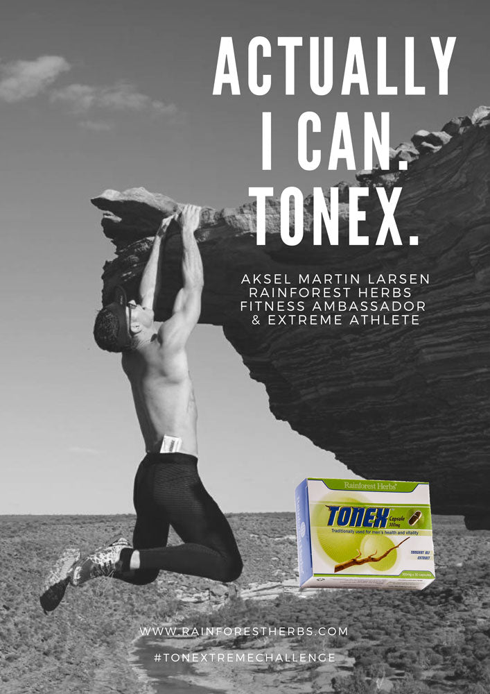 TONEX Tongkat Ali Extract Capsules for low libido from Rainforest Herbs